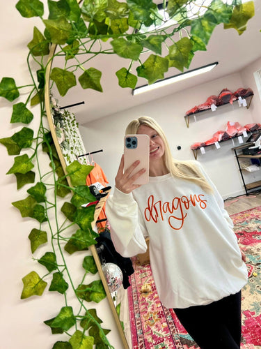Embroidered Mascot Sweatshirt